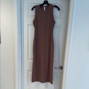 Lululemon All Aligned Ribbed Midi Dress